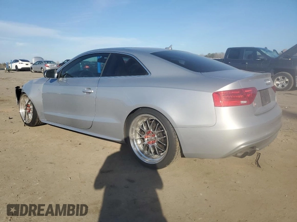 2015 Audi S5 Premium Plus with VIN WAUCGAFR5FA014240, listed as a Copart auction lot 46803145 with 79,657 mi miles and Salvage Title. Bid and sale history available at carsss.com. Image 2.