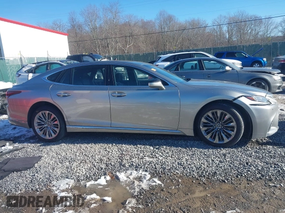 2018 Lexus LS 500 z VIN JTHC51FF5J5005343, wystawiony jako IAAI lot #41582364 z przebiegiem 93 085 mil mil oraz . Historia ofert i sprzedaży dostępna na DreamBid. Obrazek 14.