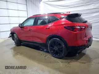 2021 Chevrolet Blazer RS z VIN 3GNKBKRS5MS581391, wystawiony jako Copart lot #58306845 z przebiegiem 29 756 mil mil oraz Szkoda całkowita • Salvage title. Historia ofert i sprzedaży dostępna na DreamBid. Obrazek 2.