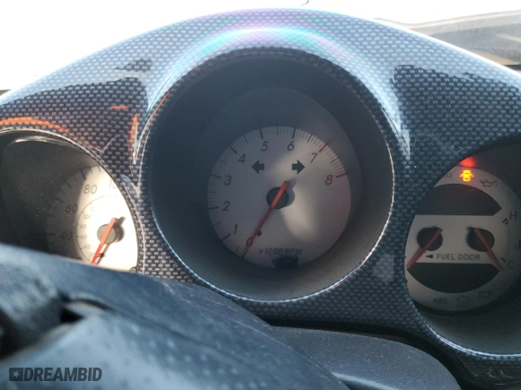 2005 Toyota MR2 Spyder with VIN JTDFR320850073039, listed as a Copart auction lot 43901685 with 0 mi miles and Salvage Title. Bid and sale history available at carsss.com. Image 9.