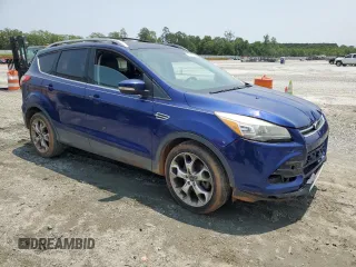 2013 Ford Escape Titanium with VIN 1FMCU0J94DUC18516, listed as a Copart auction lot 59149275 with 88,734 mi miles and Salvage title. Bid and sale history available at DreamBid. Image 4.