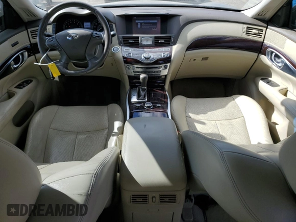 2013 Infiniti M37 with VIN JN1BY1AR0DM605108, listed as a Copart auction lot 75910244 with 94,284 mi miles and Salvage Title. Bid and sale history available at carsss.com. Image 8.