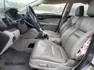 2013 Honda CR-V EX-L z VIN 2HKRM4H75DH668874, wystawiony jako Copart lot #55956255 z przebiegiem 136 539 mil mil oraz Szkoda całkowita • Salvage title. Historia ofert i sprzedaży dostępna na DreamBid. Obrazek 7.