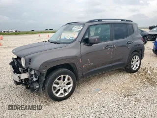2017 Jeep Renegade Altitude with VIN ZACCJBBB5HPG48573, listed as a Copart auction lot 58431535 with 20,186 mi miles and Salvage title. Bid and sale history available at DreamBid. Image 1.