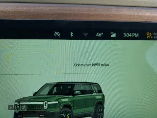 2023 Rivian R1S Adventure with VIN 7PDSGABA4PN027370, listed as a Copart auction lot 47967275 with 14,919 mi miles and Salvage Title. Bid and sale history available at carsss.com. Image 9.