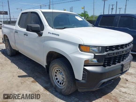 2021 Chevrolet Silverado 1500 Work Truck with VIN 1GCRYAEFXMZ210559, listed as a IAAI auction lot 42002749 with 95,787 mi miles and . Bid and sale history available at DreamBid. Image 1.