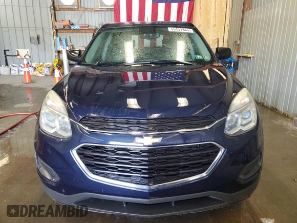 2016 Chevrolet Equinox LS with VIN 2GNFLEEKXG6171517, listed as a Copart auction lot 55451865 with 186,375 mi miles and Clean Title. Bid and sale history available at DreamBid. Image 5.