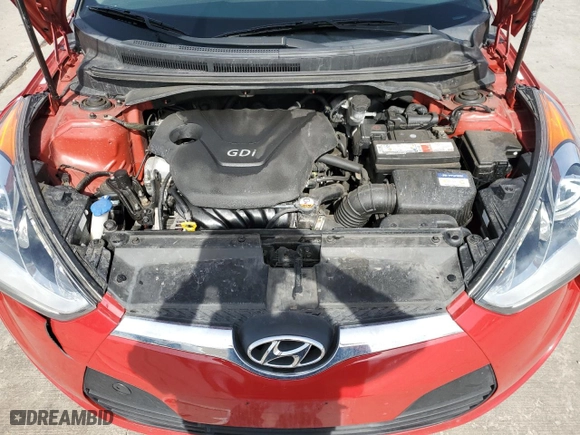 2016 Hyundai Veloster with VIN KMHTC6AD0GU254993, listed as a Copart auction lot 50057975 with 115,263 mi miles and Salvage Title. Bid and sale history available at carsss.com. Image 11.