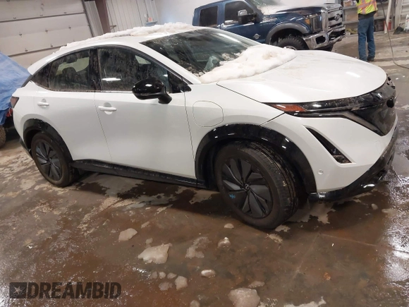 2024 Nissan ARIYA Platinum+ with VIN JN1DF0CD6RM740823, listed as a IAAI auction lot 41839043 with 868 mi miles and . Bid and sale history available at DreamBid. Image 14.