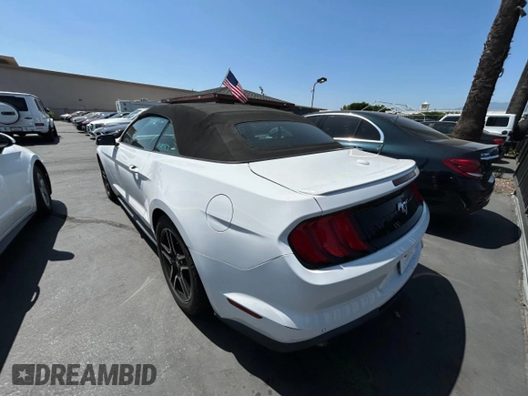 2018 Ford Mustang EcoBoost Premium with VIN 1FATP8UH0J5111777, listed as a Copart auction lot 58871775 with 101,573 mi miles and Clean title. Bid and sale history available at DreamBid. Image 3.