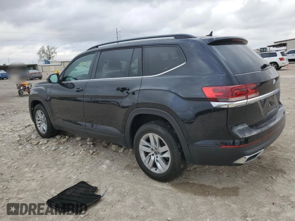 2021 Volkswagen Atlas S с VIN 1V2AP2CA7MC590975, выставлен на аукционе Copart как лот 77007664 с пробегом 107 088 миль миль и Чистый • Clean title. История ставок и продаж доступна на DreamBid. Изображение 2.