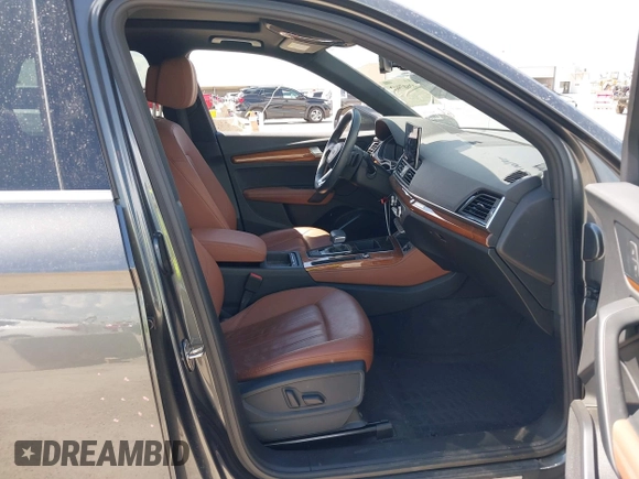 2022 Audi Q5 S line Premium Plus with VIN WA1EAAFY2N2072698, listed as a IAAI auction lot 42607942 with 42,796 mi miles and . Bid and sale history available at DreamBid. Image 5.