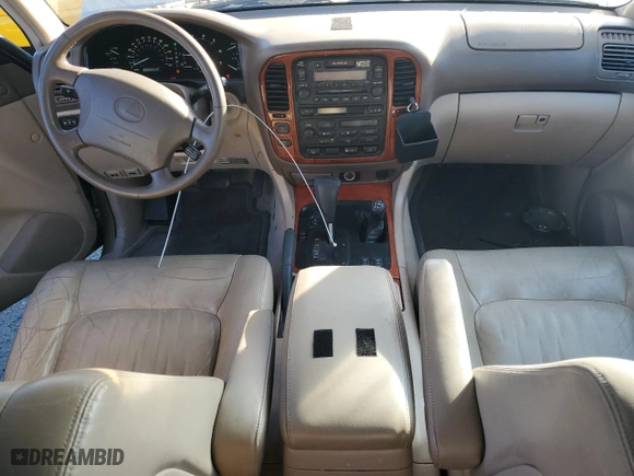 1999 Lexus LX 470 Luxury SUV with VIN JT6HT00W7X0051771, listed as a Copart auction lot 86577844 with NaN miles and Salvage Title. Bid and sale history available at carsss.com. Image 8.