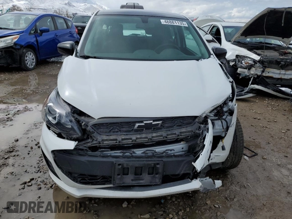 2022 Chevrolet Spark 1LT with VIN KL8CD6SA4NC021765, listed as a Copart auction lot 48881135 with 36,098 mi miles and Salvage Title. Bid and sale history available at carsss.com. Image 5.