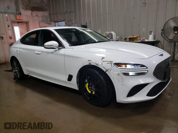 2024 Genesis G70 2.5T with VIN KMTG34SC8RU140325, listed as a Copart auction lot 88450235 with 23,235 mi miles and Clean Title. Bid and sale history available at carsss.com. Image 4.