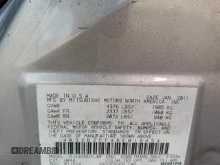 2011 Mitsubishi Galant FE z VIN 4A32B2FF4BE019454, wystawiony jako Copart lot #72716034 z przebiegiem 239 676 mil mil oraz Szkoda całkowita • Salvage title. Historia ofert i sprzedaży dostępna na DreamBid. Obrazek 13.