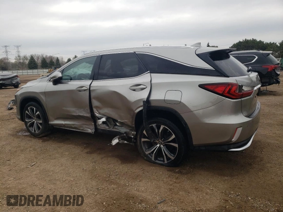 2018 Lexus RX 350L Premium with VIN JTJDZKCA7J2007053, listed as a Copart auction lot 53824585 with 100,725 mi miles and Salvage Title. Bid and sale history available at DreamBid. Image 2.