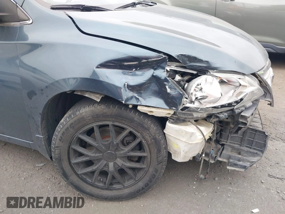 2015 Nissan Sentra S with VIN 3N1AB7AP4FY363387, listed as a IAAI auction lot 41862097 with 132,970 mi miles. Bid and sale history available at carsss.com. Image 6.