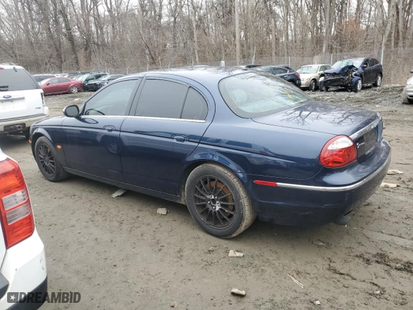 2007 Jaguar S-Type 3.0 with VIN SAJWA01A37FN79962, listed as a Copart auction lot 44360005 with 0 mi miles and Salvage Title. Bid and sale history available at carsss.com. Image 2.