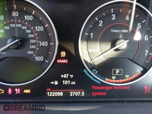 2017 BMW 3 Series 330i with VIN WBA8B9C58HK675536, listed as a IAAI auction lot 41665254 with 122,098 mi miles. Bid and sale history available at carsss.com. Image 7.