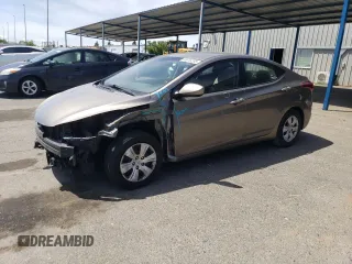 2016 Hyundai Elantra SE with VIN 5NPDH4AE0GH714381, listed as a Copart auction lot 56918295 with 129,246 mi miles and Salvage title. Bid and sale history available at DreamBid. Image 1.