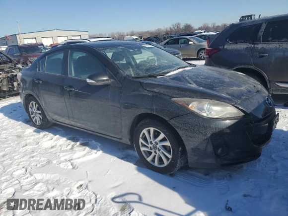 2013 Mazda 3 i Grand Touring with VIN JM1BL1W74D1775220, listed as a Copart auction lot 45549995 with 159,811 mi miles and Salvage Title. Bid and sale history available at carsss.com. Image 4.