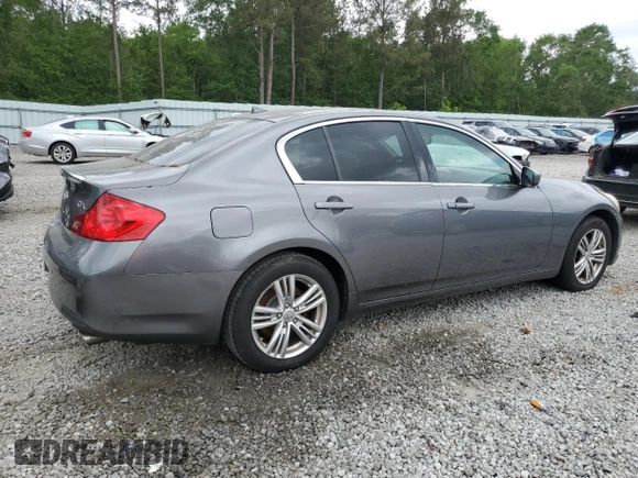 2013 Infiniti G37 x with VIN JN1CV6AR1DM357915, listed as a Copart auction lot 54563925 with Not Provided miles and Salvage Title. Bid and sale history available at carsss.com. Image 3.