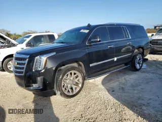 2019 Cadillac Escalade ESV Luxury with VIN 1GYS4HKJXKR186608, listed as a Copart auction lot 76981324 with 97,774 mi miles and Non repairable. Bid and sale history available at DreamBid. Image 1.