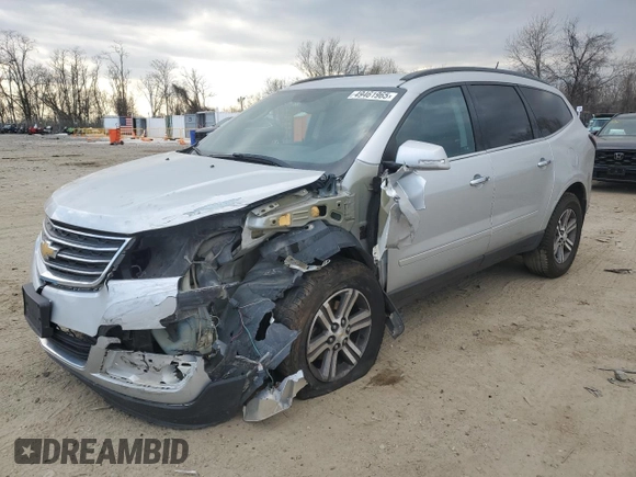 2017 Chevrolet Traverse LT with VIN 1GNKRHKD9HJ171288, listed as a Copart auction lot 49461965 with 211,824 mi miles and Salvage Title. Bid and sale history available at DreamBid. Image 1.