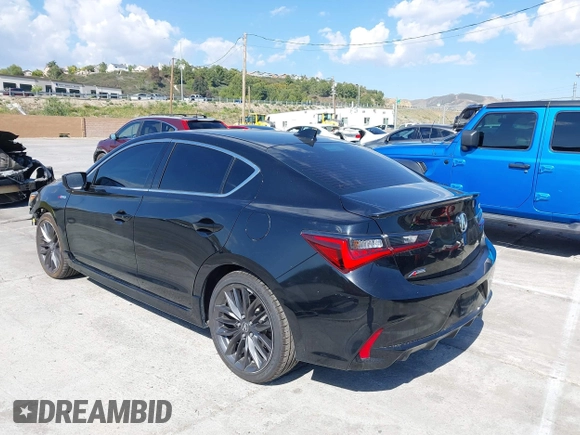 2021 Acura ILX Premium with VIN 19UDE2F88MA009039, listed as a IAAI auction lot 42141551 with 46,598 mi miles and . Bid and sale history available at DreamBid. Image 3.