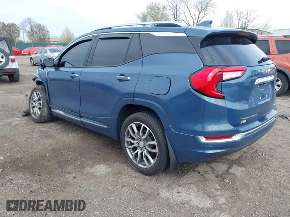 2024 GMC Terrain Denali with VIN 3GKALXEG9RL205962, listed as a IAAI auction lot 41957557 with 11,256 mi miles and . Bid and sale history available at DreamBid. Image 3.