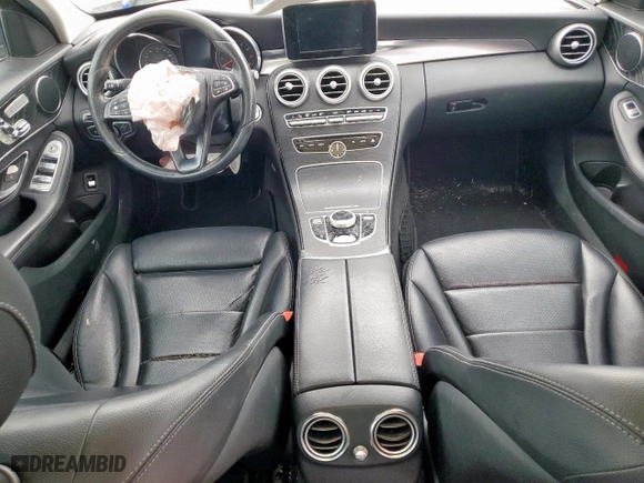 2017 Mercedes-Benz C-Class C 300 with VIN 55SWF4JB7HU190083, listed as a Copart auction lot 51680915 with 129,377 mi miles and Clean Title. Bid and sale history available at carsss.com. Image 8.