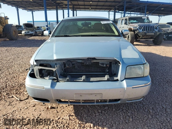 2009 Mercury Grand Marquis LS with VIN 2MEHM75V09X611485, listed as a Copart auction lot 51715775 with 97,578 mi miles and Salvage Title. Bid and sale history available at carsss.com. Image 5.