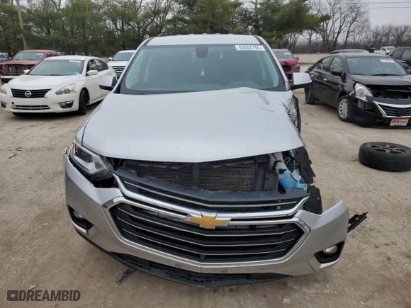 2021 Chevrolet Traverse LT Leather with VIN 1GNERHKW0MJ217454, listed as a Copart auction lot 43602785 with 96,733 mi miles and Salvage Title. Bid and sale history available at carsss.com. Image 5.