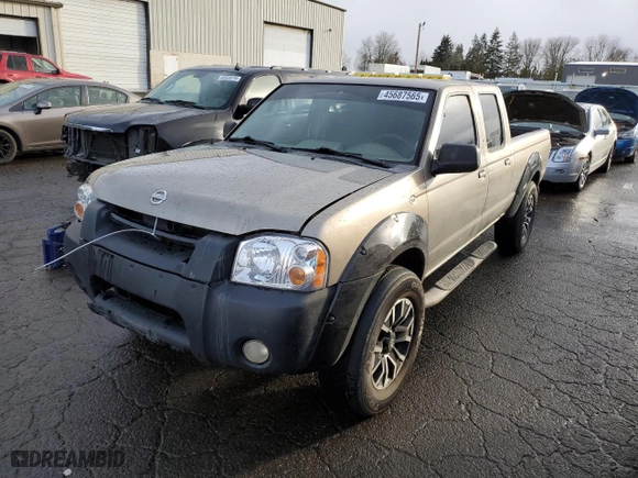 2003 Nissan Frontier 2WD XE with VIN 1N6ED29X03C445019, listed as a Copart auction lot 45687565 with 191,290 mi miles and Salvage Title. Bid and sale history available at carsss.com. Image 1.