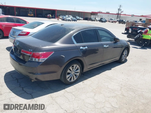 2011 Honda Accord EX-L with VIN 1HGCP3F8XBA030192, listed as a IAAI auction lot 42847430 with Not provided miles and . Bid and sale history available at DreamBid. Image 4.