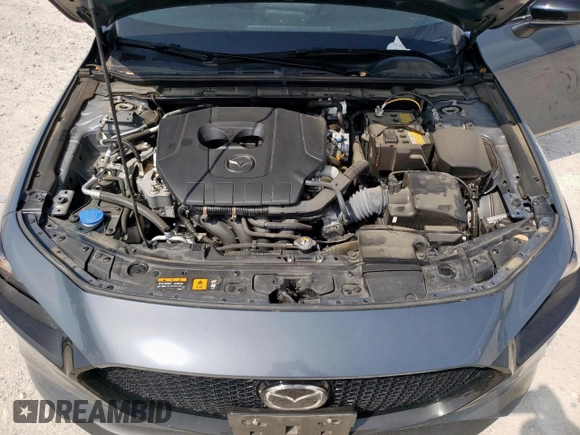 2024 Mazda 3 S Carbon Edition with VIN JM1BPBLM6R1657648, listed as a Copart auction lot 57335935 with 26,462 mi miles and Salvage title. Bid and sale history available at DreamBid. Image 11.