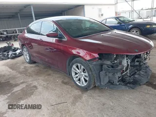 2015 Chrysler 200 Limited with VIN 1C3CCCAB5FN605797, listed as a IAAI auction lot 42418609 with 93,571 mi miles and . Bid and sale history available at DreamBid. Image 1.