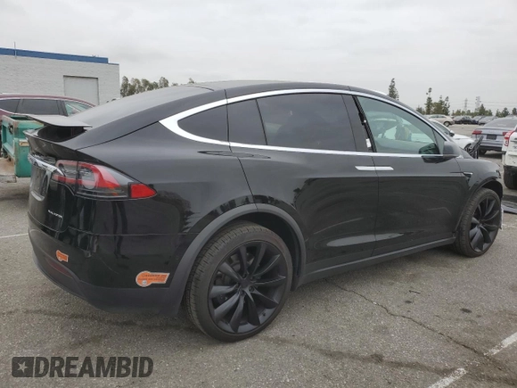 2020 Tesla Model X Long Range with VIN 5YJXCDE23LF248773, listed as a Copart auction lot 53062405 with 62,342 mi miles and Salvage Title. Bid and sale history available at carsss.com. Image 3.