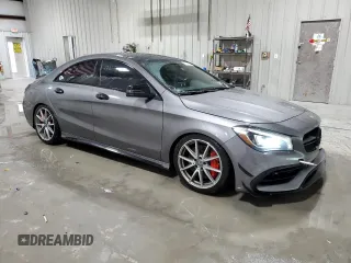 2018 Mercedes-Benz CLA with VIN WDDSJ5CB1JN502803, listed as a Copart auction lot 41373114 with 105,977 mi miles. Bid and sale history available at carsss.com. Image 4.