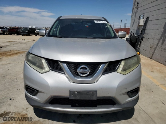2015 Nissan Rogue S with VIN KNMAT2MT1FP561111, listed as a Copart auction lot 52184455 with 163,320 mi miles and Clean Title. Bid and sale history available at carsss.com. Image 5.
