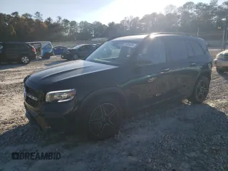 2020 Mercedes-Benz GLB with VIN W1N4M4GB8LW035349, listed as a Copart auction lot 81854034 with 73,758 mi miles and Salvage Title. Bid and sale history available at carsss.com. Image 1.