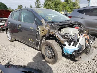 2016 Nissan LEAF S with VIN 1N4AZ0CP9GC310701, listed as a Copart auction lot 58972872 with 28,023 mi miles. Bid and sale history available at carsss.com. Image 1.