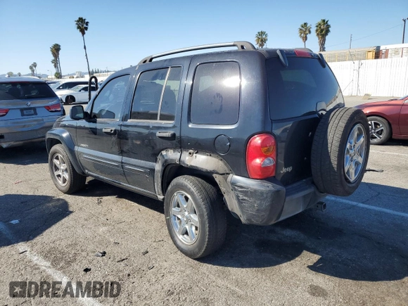 2004 Jeep Liberty Limited with VIN 1J4GK58K14W113447, listed as a Copart auction lot 46850935 with 214,554 mi miles and Salvage title. Bid and sale history available at DreamBid. Image 2.