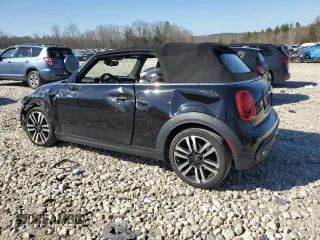 2022 MINI Convertible Cooper S z VIN WMW43DL09N3N62946, wystawiony jako Copart lot #52039284 z przebiegiem 20 736 mil mil oraz Szkoda całkowita • Salvage title. Historia ofert i sprzedaży dostępna na DreamBid. Obrazek 2.