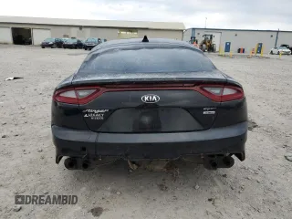 2018 Kia Stinger GT2 with VIN KNAE55LC8J6016646, listed as a Copart auction lot 87354104 with 75,610 mi miles and Salvage Title. Bid and sale history available at DreamBid. Image 6.