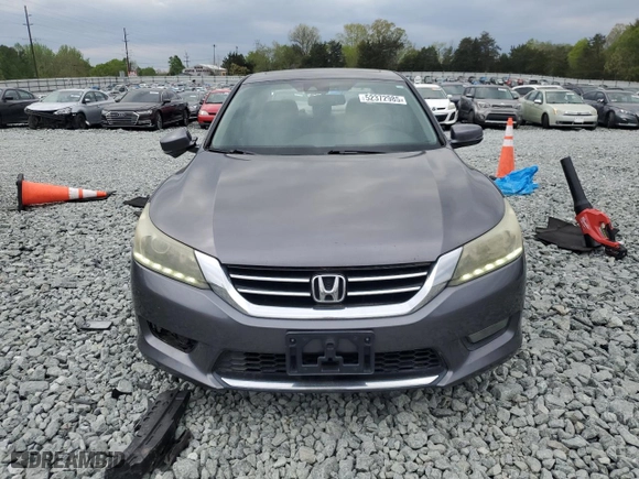 2015 Honda Accord Sedan EX-L with VIN 1HGCR3F85FA004437, listed as a Copart auction lot 52372985 with 201,983 mi miles and Salvage Title. Bid and sale history available at carsss.com. Image 5.