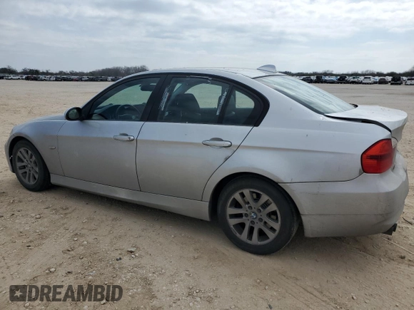 2007 BMW 3 Series 328i with VIN WBAVC53567FZ73244, listed as a Copart auction lot 45507755 with 151,910 mi miles and Salvage Title. Bid and sale history available at carsss.com. Image 2.