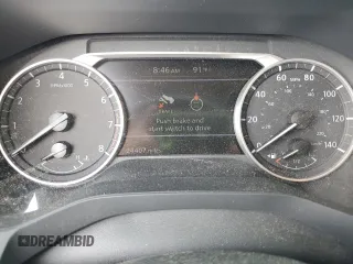 2024 Nissan Pathfinder S with VIN 5N1DR3AC7RC241546, listed as a Copart auction lot 61979645 with 24,407 mi miles and Salvage title. Bid and sale history available at DreamBid. Image 9.