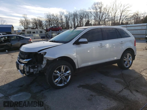 2013 Ford Edge Limited with VIN 2FMDK3KC5DBA31832, listed as a Copart auction lot 47881495 with 214,944 mi miles and Salvage Title. Bid and sale history available at carsss.com. Image 1.